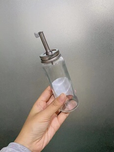 宜家代购国内斯特伦哈油醋瓶子厨房辣椒油调味瓶玻璃罐子100毫升