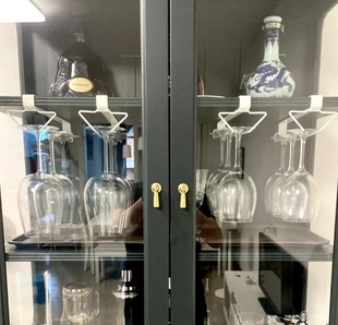 宜家国内代购 多功能架红酒杯收纳架厨房纸巾架免打孔 伯利克夹式