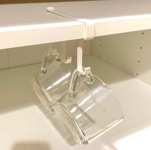 伯利克夹式 钩架厨房挂钩置物架免打孔收纳隔板配套钩子宜家代购