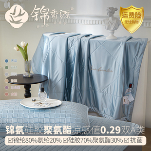 max0.29 165g锦纶氨纶冰皮硅胶聚氨酯夏被双面凉感空调被A类抗菌q