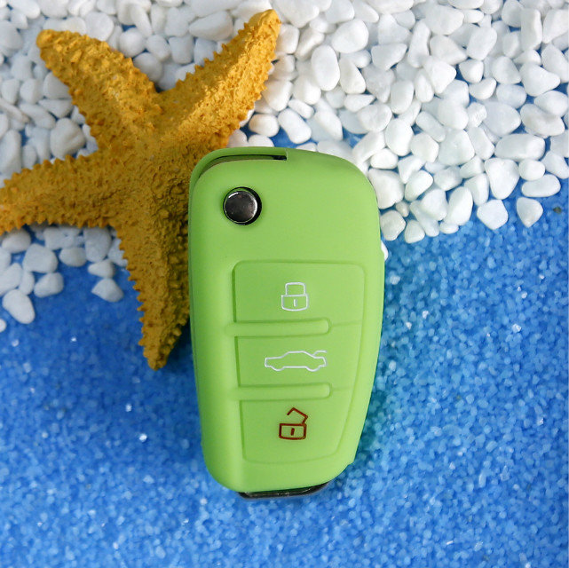 防刮硅胶奥迪钥匙套锁匙包保护套