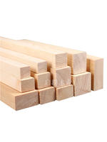 Pine wood strips, solid wood handcrafted strips, flat and slender strips, square small strips, custom-made and polished square wooden sticks made of raw wood materials thumbnail 5