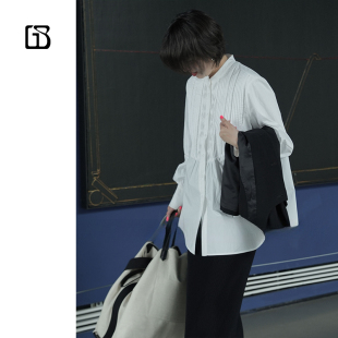 宽松长袖 BARRY秋纯棉风琴镂空衬衫 GOLDEN 上衣212485 惊喜五折