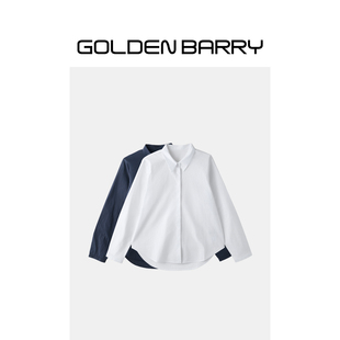 【惊喜五折】GOLDEN BARRY洋气百搭款多巴胺色系休闲衬衫女212537