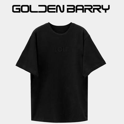 金和百瑞|GOLDEN BARRY时尚刺绣磨毛T恤201852