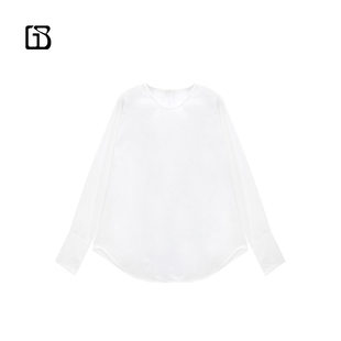 BARRY纯棉简约圆领蝙蝠袖 GOLDEN 上衣214131 惊喜五折