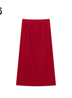 【惊喜七折】GOLDEN BARRY气质显瘦高腰半身裙310066