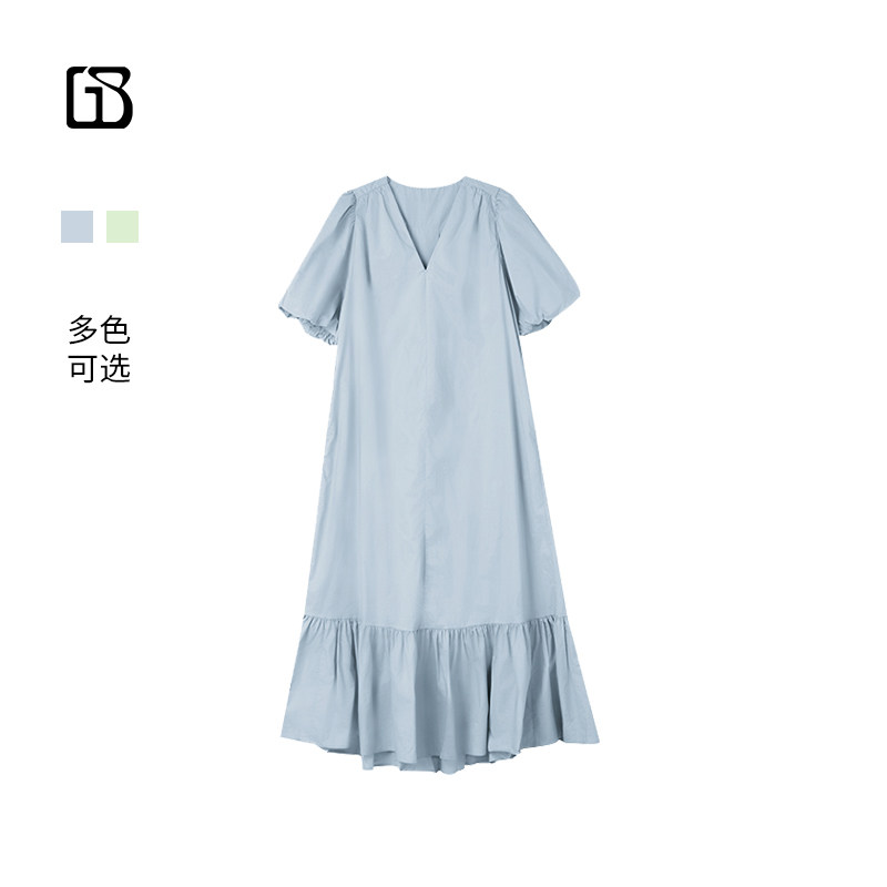 【超值特价】GOLDEN BARRY清新休闲100棉气质连衣裙女301269