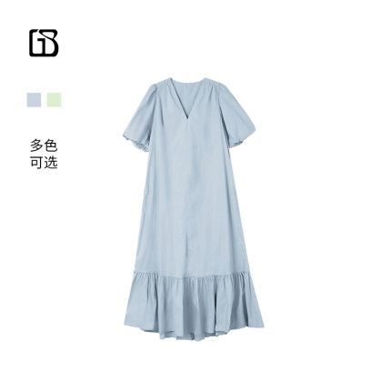 【超值特价】GOLDEN BARRY清新休闲100棉气质连衣裙女301269
