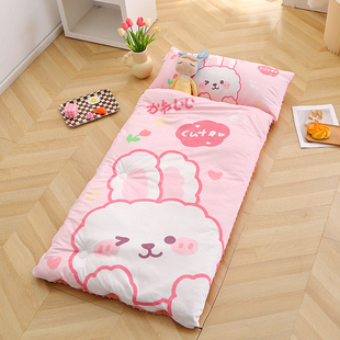 儿童睡袋豆豆绒婴儿防踢被幼儿园宝宝午睡专用加绒防风被子一体式