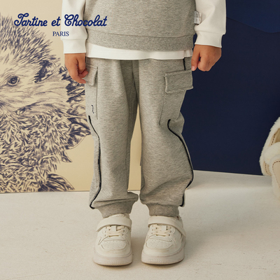 tartineetchocolat法国巧克力童装男童针织裤CITMF3711K