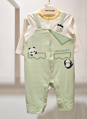 allolugh阿路和如 四季男童家居连身衣爬服ABDI3QE07E