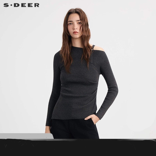 sdeer圣迪奥女装 休闲针织衫S253Z3549