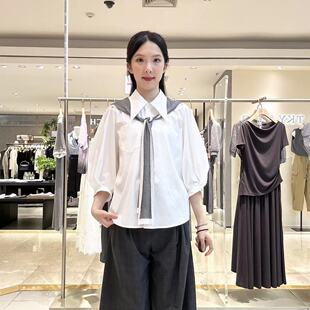 衣香丽影女士简约时尚衬衫150721304衬衫