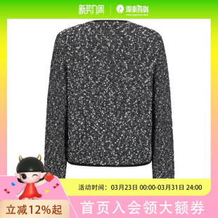 JZ玖姿女装高雅小香风通勤针织开衫女冬季