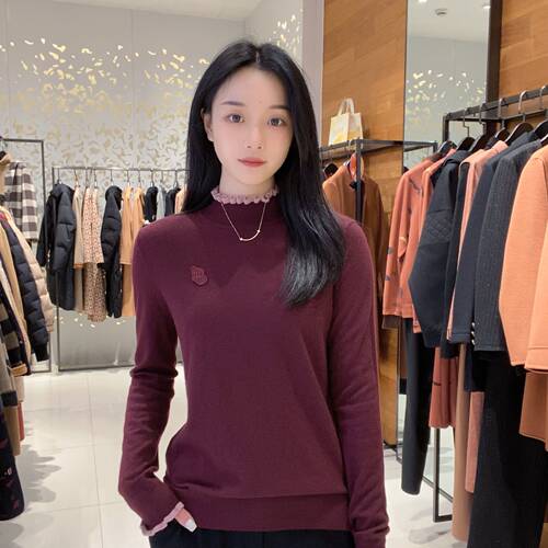 菲姿 女士简约时尚毛针织衫F3W821