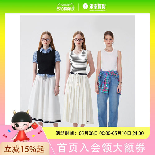 TeenieWeenie小熊女装毛衣 休闲  背心TTKN252405W