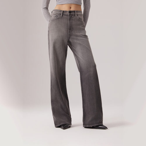 Levi's李维斯冬暖系列25年秋冬女士阔腿牛仔裤A6081-0059