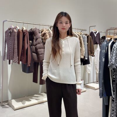 玖姿女士休闲长袖套头衫JYFC31008