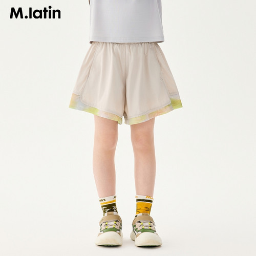 马拉丁童装儿童裤子 女童 休闲短裤