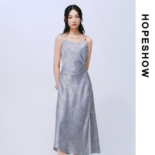HOPESHOW红袖连衣裙89225141602