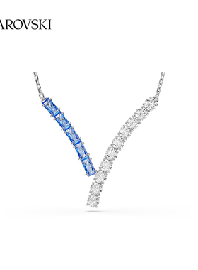 施华洛世奇Matrix白蓝V型项链5732265