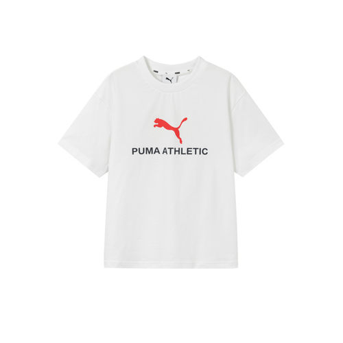 PUMA彪马童装 儿童短袖T恤简约时尚 运动圆领T恤353226122003