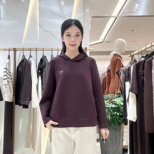 FEIZI菲姿女士简约时尚 连帽卫衣外套F5W1W89