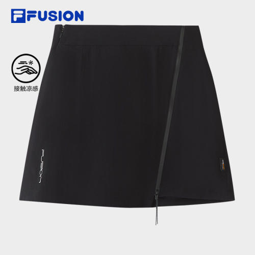FILA FUSION斐乐官方女装裙子女2026夏休闲凉感半身裙短裙T11W621303F