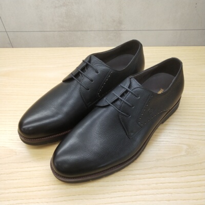 皮尔卡丹男士商务正装皮鞋时尚黑色男鞋P8101B040211A