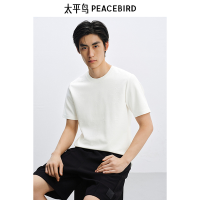 太平鸟男士简约时尚短袖T恤B1CNF2225
