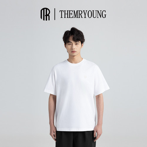 THEMRYOUNG密特扬2025春夏新款休闲短袖T恤 25MY1MTA006