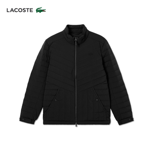 LACOSTE法国鳄鱼男装25V形分区绗缝鹅绒羽绒服外套|BH2550-98