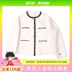 伊芙丽 毛呢外套1EA570651 女士优雅时尚