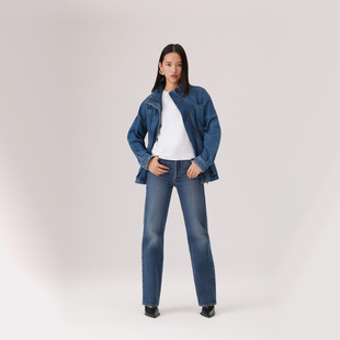 Levi's李维斯26春夏女士RIBCAGE直筒牛仔裤79078-0064
