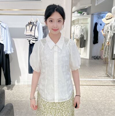 SEIFINI/诗凡黎女士时尚简约短袖衬衫衬衣3F5721401