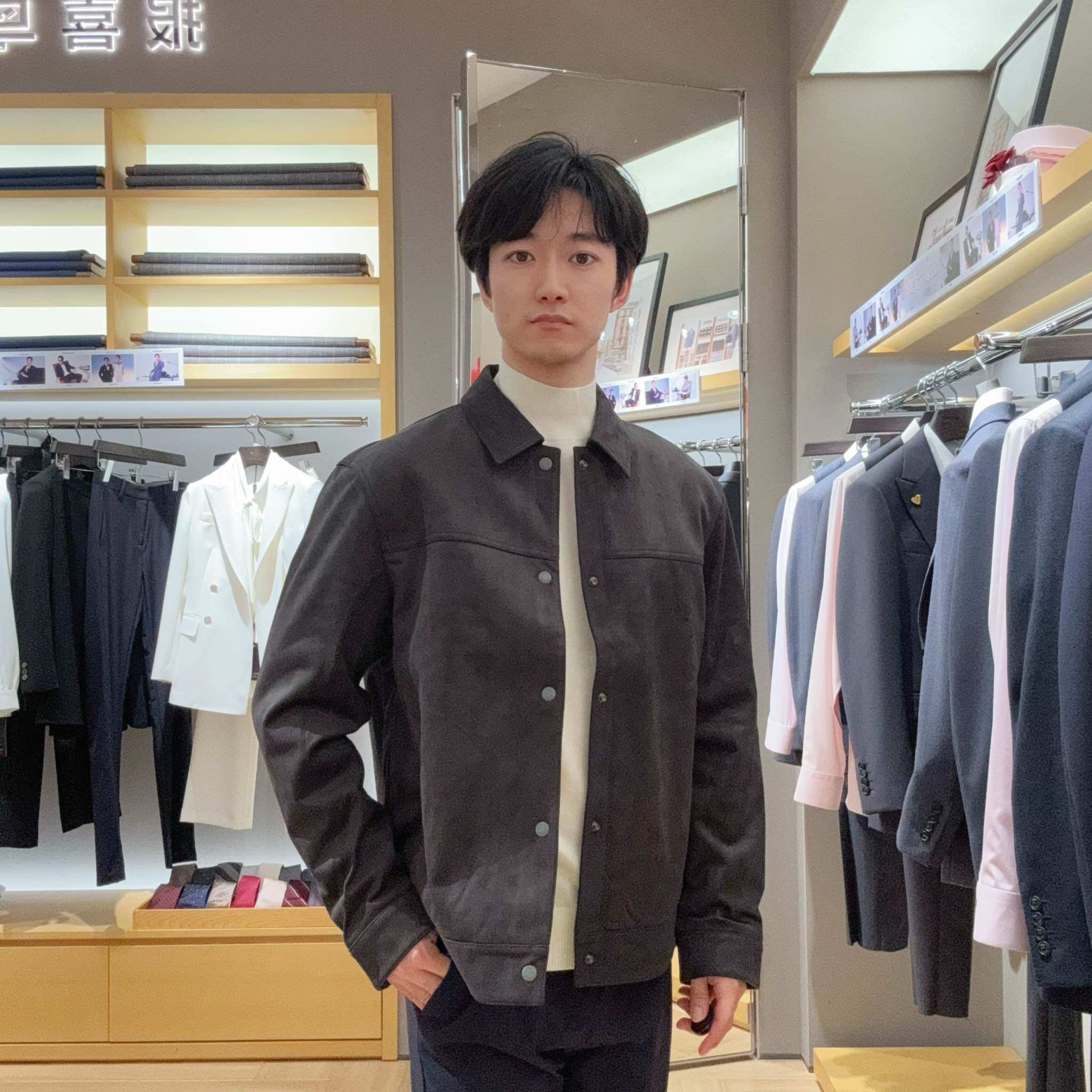 报喜鸟男士时尚简约夹克ESV243208U