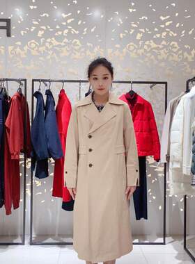 菲姿女士时尚简约风衣F3A647