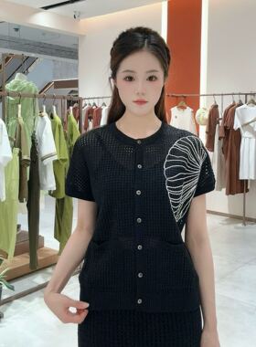 LanaFaY女士复古时尚短袖套衫L5X835