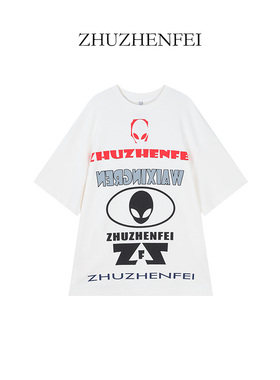 ZHUZHENFEI设计师原创休闲时尚夏季半袖T恤Z352031