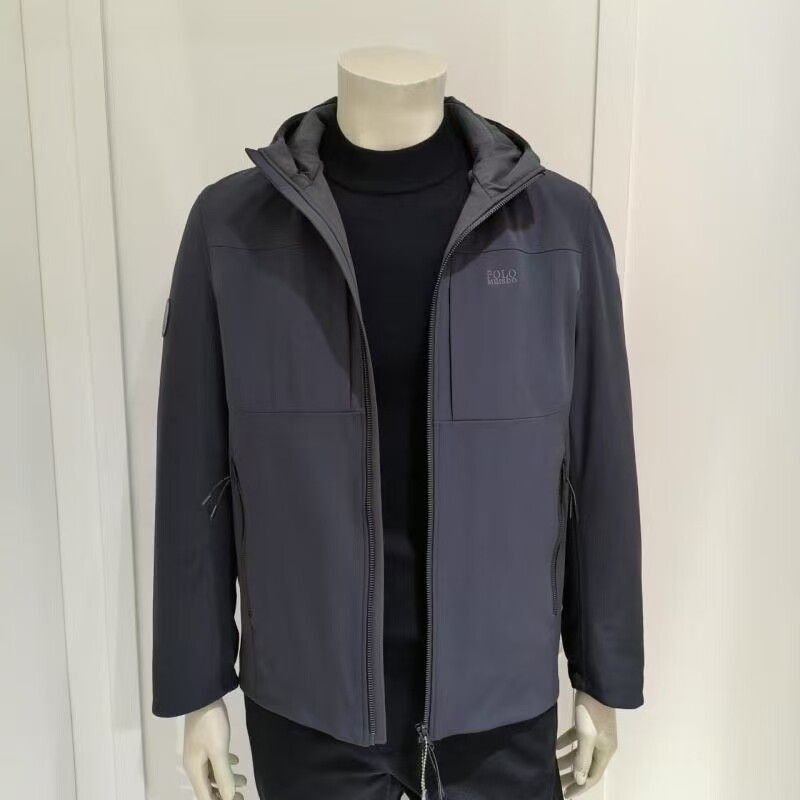 英国保罗冬款男士简约时尚羽绒服72580019（鹅绒内胆可脱卸）