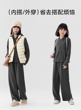 左西童装女童秋季套装2025儿童韩版休闲运动两件套女孩春秋装VNT253565