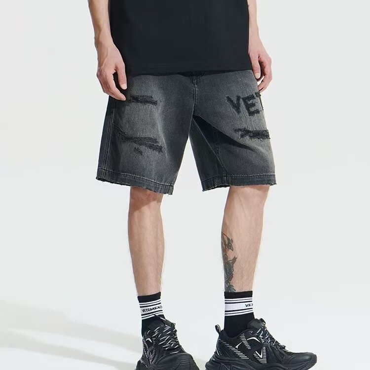 VETEMENTS2025年夏款男士牛仔短裤35367003