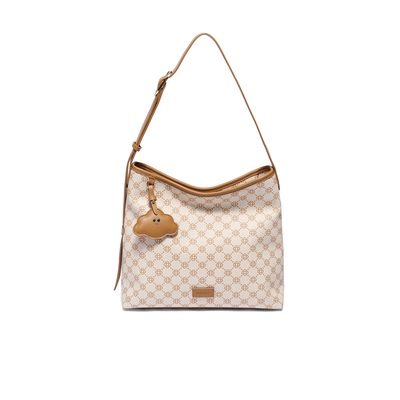 森达单肩包2025秋季商场同款通勤老花包VX1619