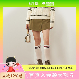 111E341169 设计感短裤 pit 复古时尚