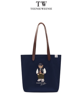 TeenieWeenie2025年春休闲大容量帆布包TNAK25A2C3D