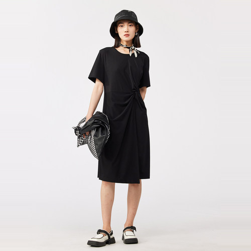 GS3301807古木夕羊2023夏季新品针织连衣裙