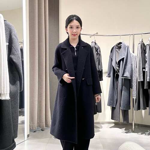 NUTS女士休闲简约长外套6421502A1