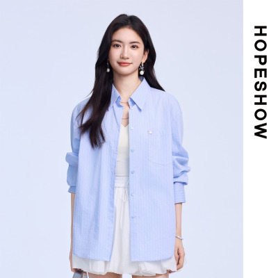 HOPESHOW红袖衬衫89425140305