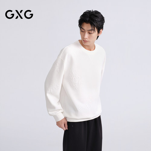 GXG男装  休闲圆领卫衣 G26X311014